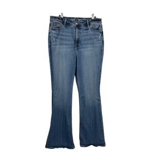Old Navy Jeans Womens 14 Higher High Rise Flare Mary Kate Medium Wash Denim